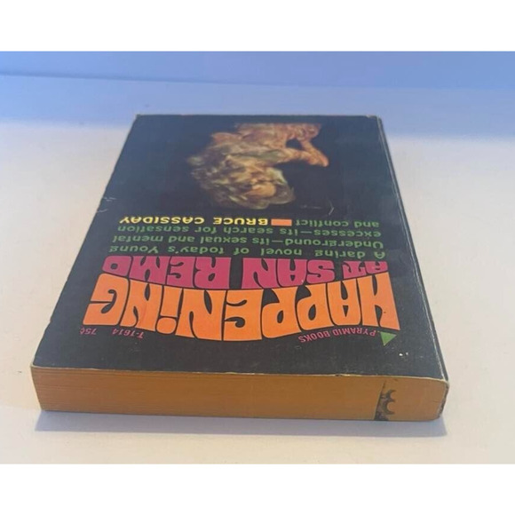 1967 1st Print HAPPENING AT SAN REMO by Bruce Cassiday Vintage Paperback VG - Picture 3 of 5